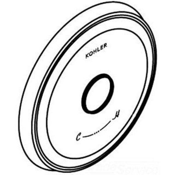 Kohler Escutcheon, #1036316-Cp 1036316-CP